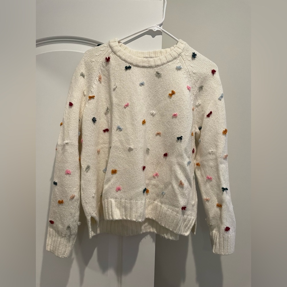 Madewell Rainbow Knot Pullover Sweater